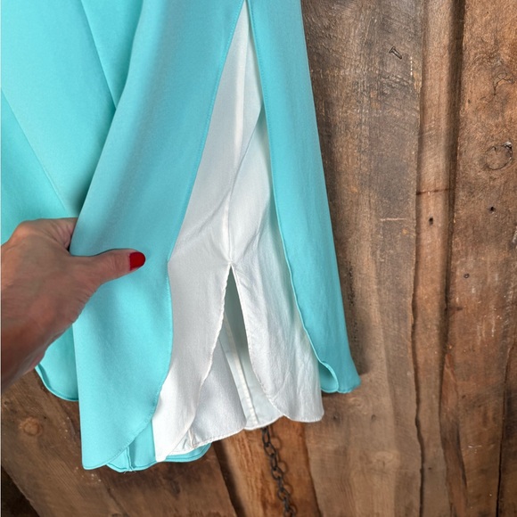 Rag & Bone Turquoise Lined Dress - Size 2 - Picture 3 of 11